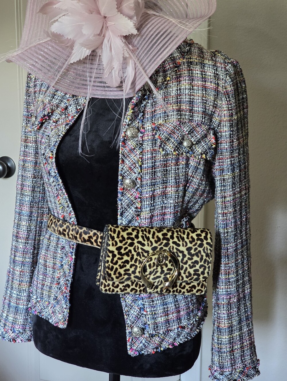 Authentic Jimmy Choo Leopard Belt Bag